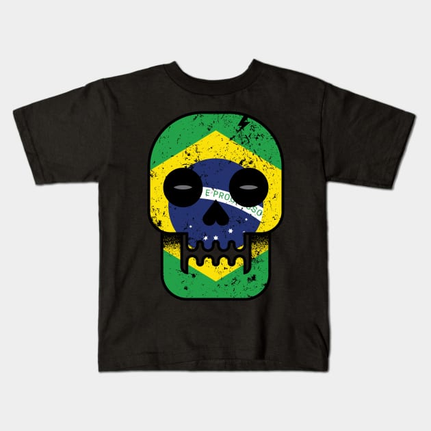 Brazil Till I Die Kids T-Shirt by quilimo